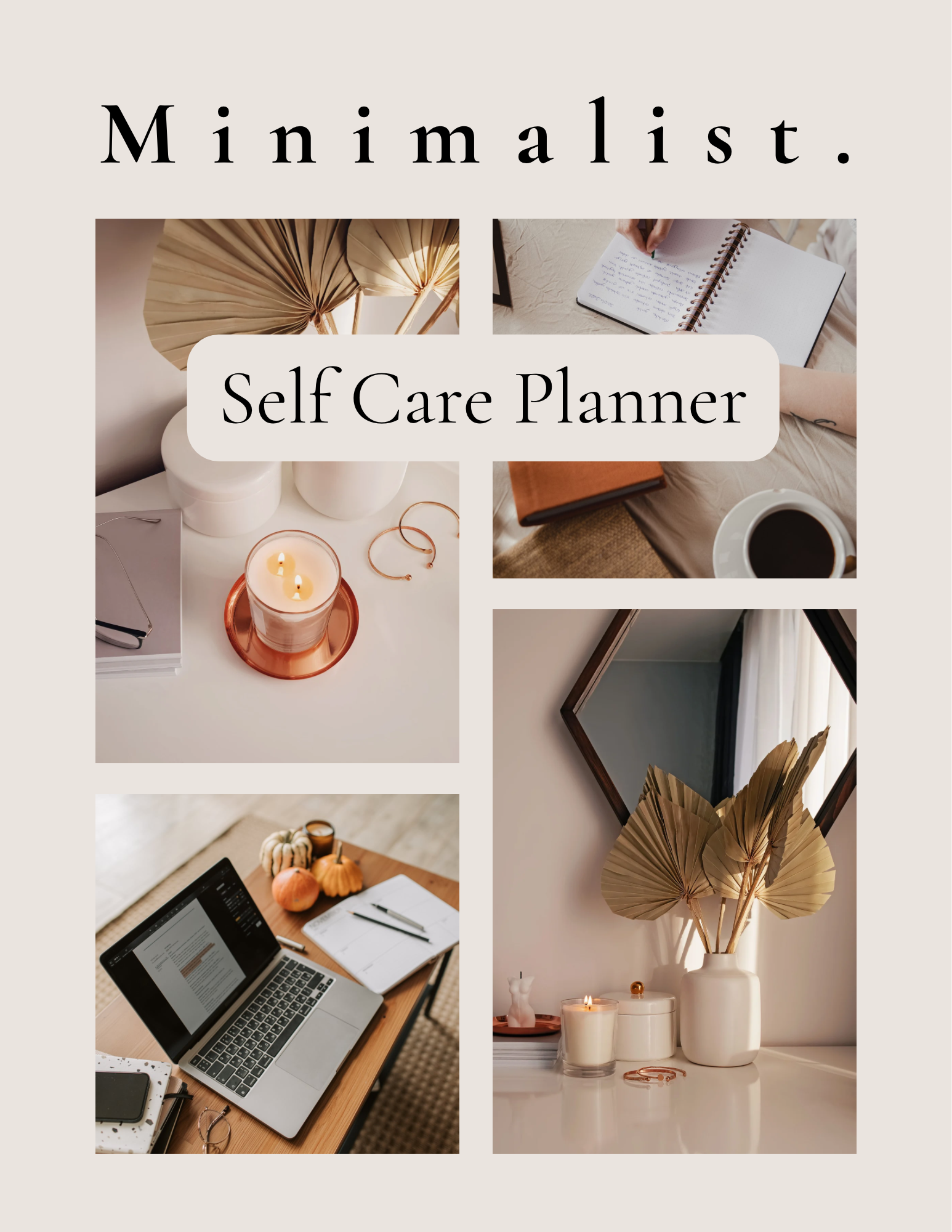 MINIMALIST Self Care Planner