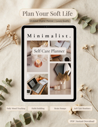 MINIMALIST Self Care Planner