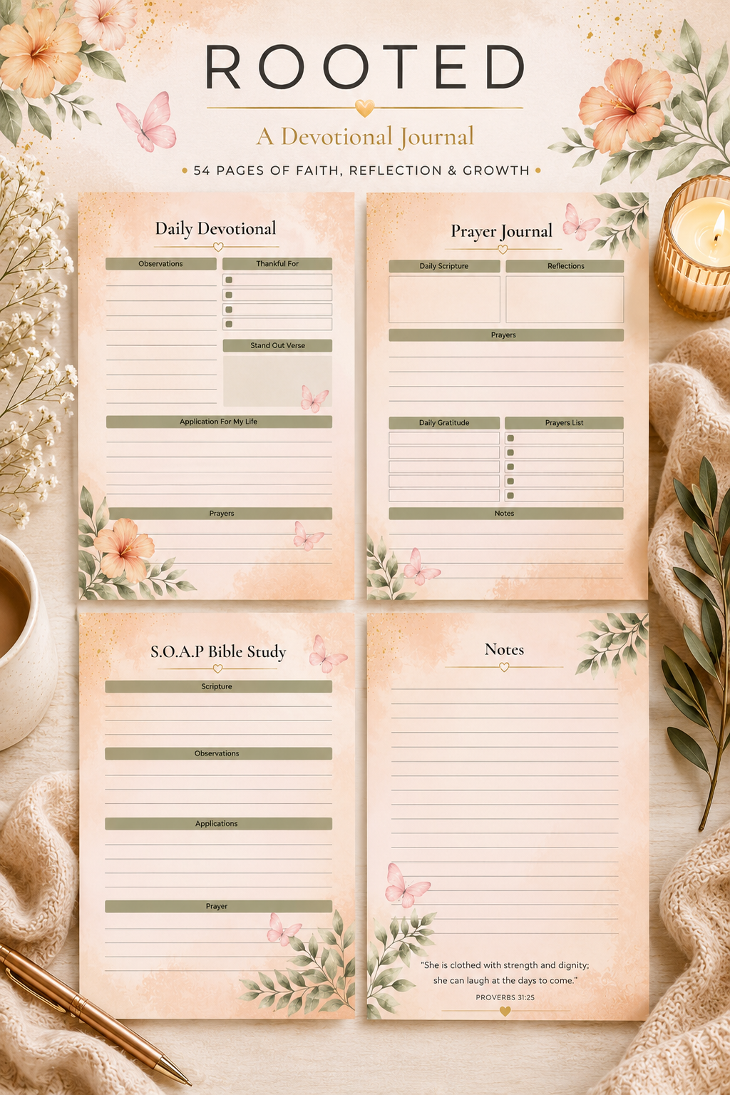 ROOTED Daily Devotional Journal