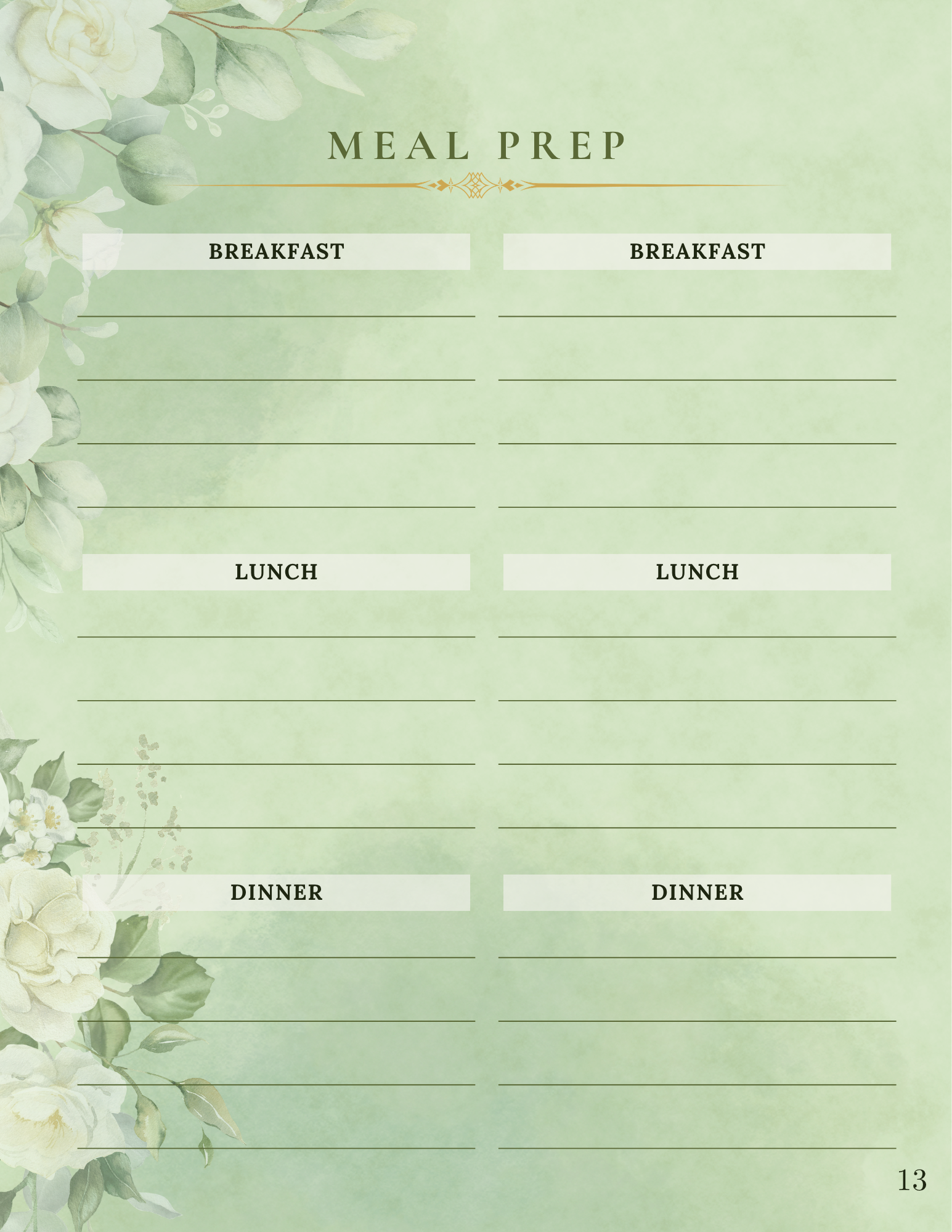 NOURISH Mindful Food Journal