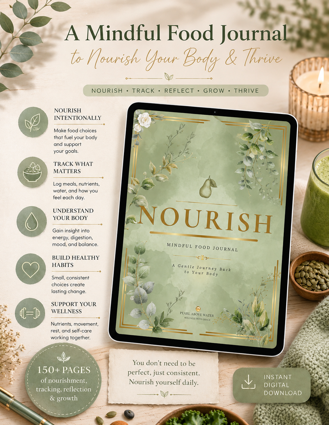 NOURISH Mindful Food Journal